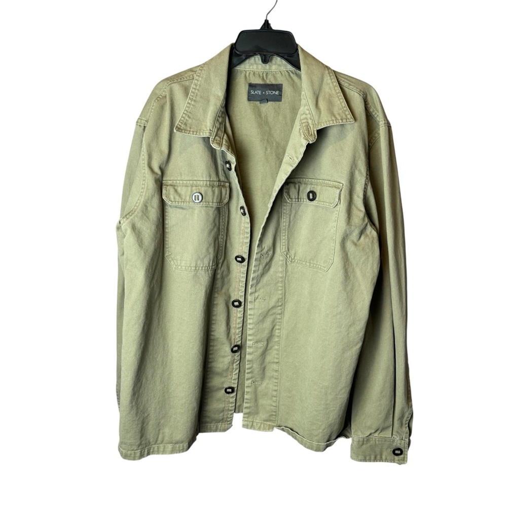 Slate & Stone Shirt Jacket Green XL